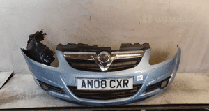 Zderzak przód przedni opel corsa d Z21C halogeny błękitny 1