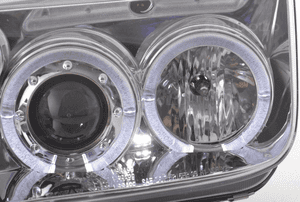 Lampy reflektory do  vw bora od 1998 do 2005 ringi chrome led 2