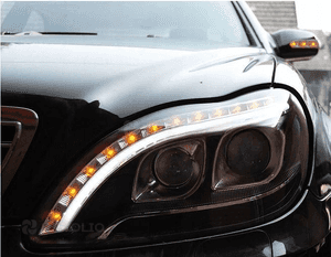 LAMPY Reflektory LED  DO MERCEDES W220 S-KLASA 1998 - 2005 Roku DAYLIGHT 4