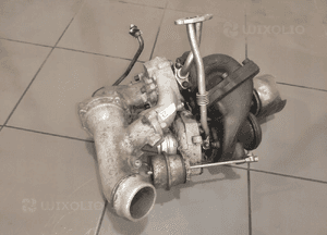 Mercedes W204 2.2CDI turbosprężarka turbina biturbo kompletna zdrowa oryg 7