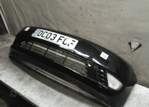 Zderzak przód przedni ford fiesta MK.6 vi halogeny D2 czarny 3