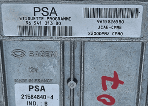 Peugeot 307 407 Citroen C4 C5  1.8 16V komputer sterownik silnika 9650133180 9654131380 3