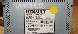 Radio radioodtwarzacz KOD NAVI nawigacja Opel Vivaro B Trafic III 281152147R 7