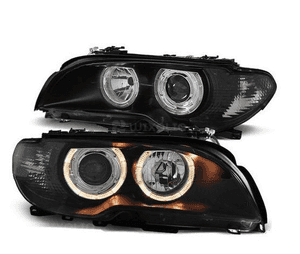 Lampy Reflektory BMW E46 Od 2003 Do 2006 COUPE CABRIO DEPO Nowoczesne RINGI 4