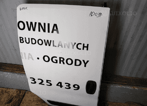Drzwi prawe przesuwne fiat fiorino/ citroen nemo/ peugeot bipper 6
