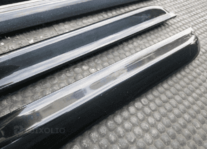 Listwa Listwy Drzwi S-Line Dolne Komplet Czarne LZ9Y Audi A4 B6 B7 Oryginalne 19