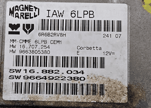 Peugeot 307 407 Citroen C4 C5 C8  1.8 2.0 16V komputer sterownik silnika IAW IAW 6LP1      9650602580 10