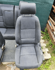 Fotele Fotel Kanapa Skladana Welur Czarny Soul Audi A4 B6 Sedan Kombi 3