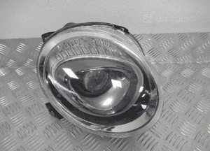 Lampa przednia przód prawa fiat 500 lift soczewka 2015-2022 1