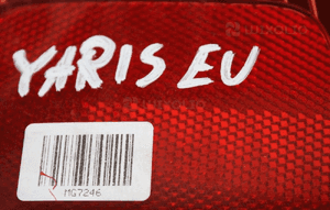 Lampa tylna lewa europejska Toyota Yaris 2