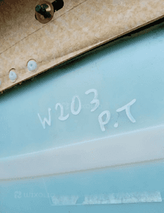 Boczek tapicerka prawy tył tylna prawa Mercedes W203 A2037301462 5