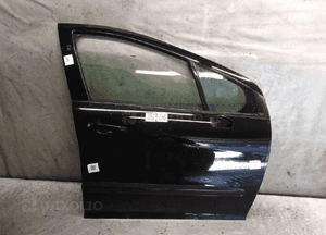 Drzwi przód przedni prawe peugeot 407 exld czarne sedan kombi 1