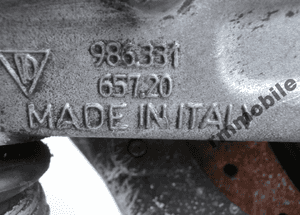 Zawieszenie tył tylne oś belka Porsche Boxster 986 2