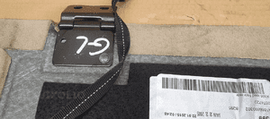 Podłoga wykładzina bagażnika Mercedes GL X166 W166 A1666800302 7