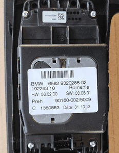 BMW X5 F15 X6 panel sterowania radia navigacji I-drive 6582-9320288 2