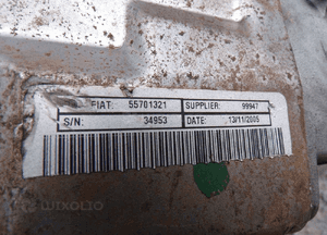 Wspomaganie elektryczne kolumna fiat grande punto 5570132 niebieski kabel 3