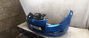 Zderzak przód przedni renault megane 3 iii gt line ternt niebieski błękitny halogeny 3