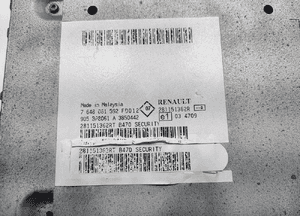 Fabryczne radio cd aux renault master iii opel movano b 281151362R 2010-19 5