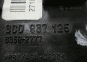 Skrzynka bezpieczników volkswagen 3C0937125 4