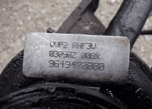 Citroen peugeot suzuki 1.4 hdi turbosprężarka 9649472880 3