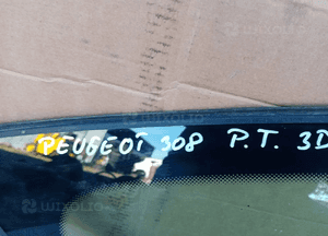 Szyba karoseryjna prawy tył tylna prawa Peugeot 308 T7 AS2 07r 6