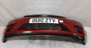 Zderzak przód przedni do kia ceed lift fl + grill kompletny bordowy 1