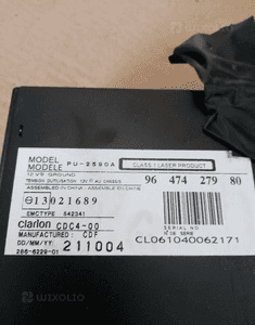 Zmieniarka CD Clarion peugeot 407 kieszen  9647427980 4
