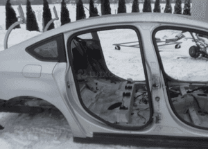 Citroen C5 iii próg prawy słupek sedan 3