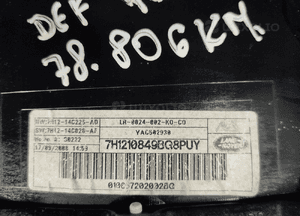 LICZNIK LAND ROVER DEFENDER 2.2 2.4 TDCI 7H1210849BG 7H12-10849-BG 2007-14 8