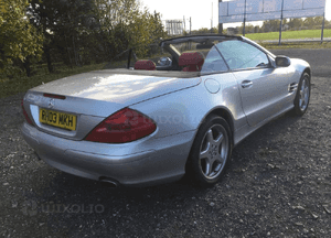 Maska Zderzak Reflektory Błotniki Wzmocnienie Belka Pas Przedni Lampy Mercedes SL500 SL350 R230 10