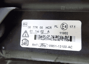 Lampa prawa przód ford focus ii fl 8M51-13100-AC 7
