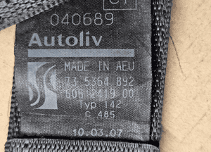 Fiat Grande Punto pas bezpieczeństwa przód prawy lewy 3D 2