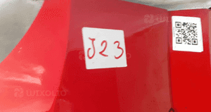 Zderzak przód przedni opel astra h Y547 czerwony 2
