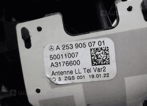 Mercedes W253 A253 lusterko prawy przód 7+7 pin 9
