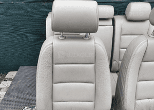 Fotele Kanapa Jasna Skora Platin Hell Grzane Elektryka Audi A4 B6 B7 14