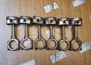 Tłok Tłoki 078M Korbowód Panewki 3.0 V6 ASN Audi A4 B6 A6 C5 VW 1