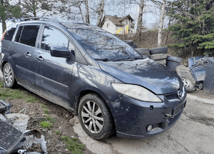 Mazda 5 05-10 Dach kompletny relingi szyba szyby boczna błotnik 3