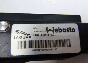 Jaguar f-type cabrio X152 cabrio rygiel blokada zamek dachu 8
