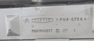 Płyta podłoga bagażnika dywan Citroen C5 9637643977 8