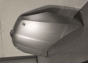 Maska pokrywa silnika skoda fabia ii 2 roomster lift fl 9102 srebrna 2