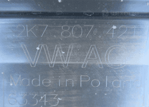 Zderzak tylny tył vw caddy iv 4 2K7807421 2020- 21