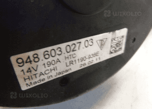 PORSCHE PANAMERA 970 4.8 TURBO S ALTERNATOR 190A 8