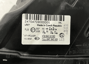 Reflektor lewy lampa przód soczewka uk 3T2941015C skoda superb 2 ii 08-15 9