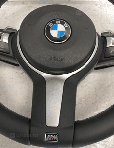 Bmw F10 F11 F20 F30 kierownica multifunkcyjna łopatki niebiesko czerwona nić nowa 3
