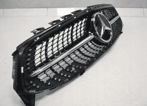Mercedes cla W118 A118 grill atrapa diament czarny 5