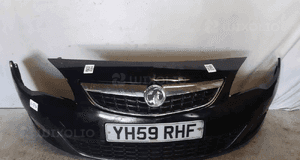 Zderzak przód przedni opel astra j 4 iv Z22C czarny halogeny do malowania ! 1