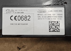 Peugeot 308 T9 moduł sterownik ECU 2