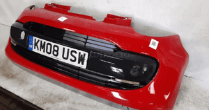 Zderzak przód przedni peugeot 107 citroen C1 kkn czerwony 3