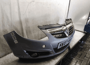 Zderzak przód przedni do opel corsa d Z166 fiolet halogeny 2