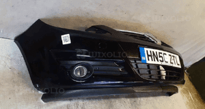 Zderzak przód przedni do opel corsa d Z20R czarny halogeny 4